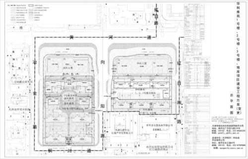 南开区华科雅苑项目建设工程设计方案平面图的公示